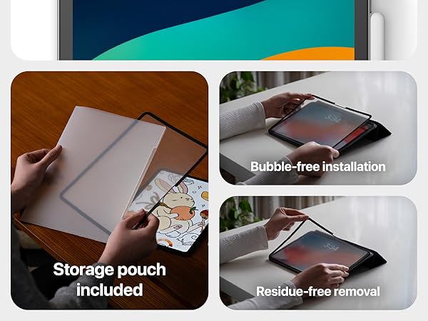 Storage Pouch Included Quick Bubble Free Installation Effortless Residue Free Removal