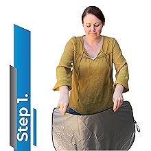 EzyShade Folding (Step 1)
