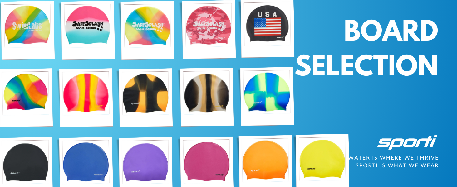 silicone swimming cap