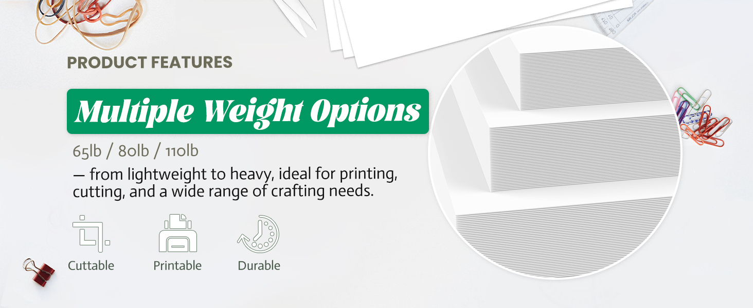 12x12 white cardstock
