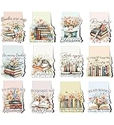 Vintage Reading Magnetic Bookmark Gifts - Wxiben 12 Pcs Retro Floral Bookmarks Magnetic for Women...