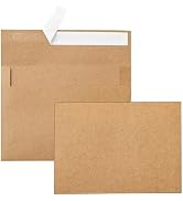 Silunkia Blank Brown Cards and Envelopes 5 x 7 Heavyweight Single Panel Cardstock and A7 Envelope...