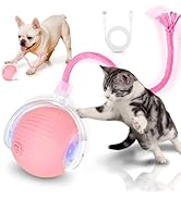 MAXTOOA Interactive Cat Toys for Indoor Cats Smart Automatic Ball Rolling for Bored Kitten Pet Up...