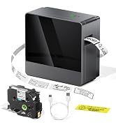 EazeID 1 Inch Label Maker, Bluetooth Label Maker Machine with Tape, Portable Wireless Label Print...