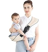 Portable Toddler Carrier, Adjustable Child Sling, Ergonomic One Shoulder Labor-Saving Polyester H...