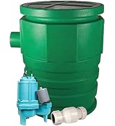 Little Giant WCR-9SS 115 Volt, 4/10 HP, 4800 GPH Sewage / Effluent / Wastewater Collection and Re...