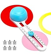 MyLifeUNIT Circle Cutter, Circular Rotary Cutter for Paper Crafts Scrapbooking (Included 6 Blades)