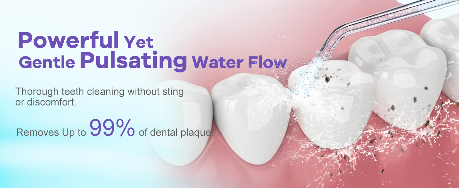 oral irrigator for teeth cleaning and flossing