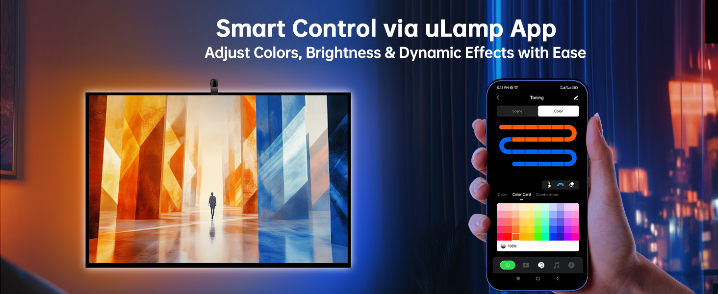 tv backlight sync to screen