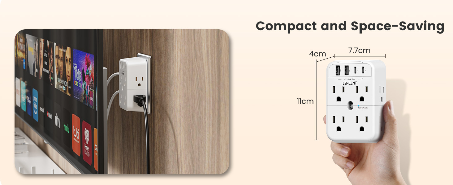 2 Prong Power Strip