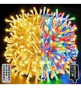 Ollny Christmas Lights, 210FT 640LED Christmas Tree Lights with 11 Modes Remote Control IP44 Wate...