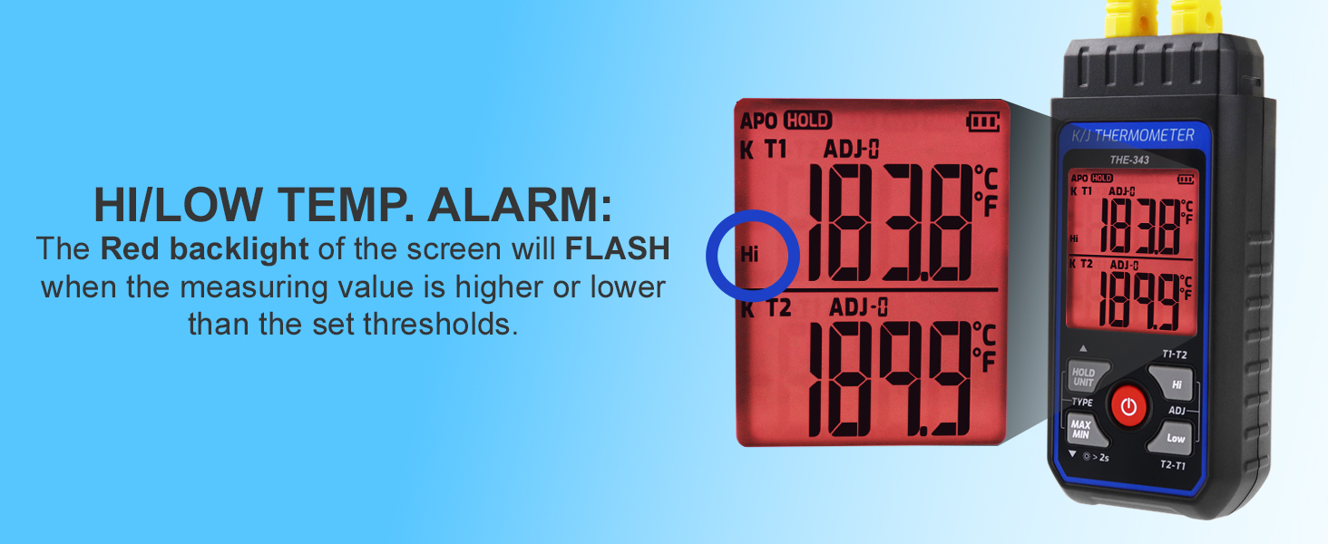 K Type Thermocouple Thermometer