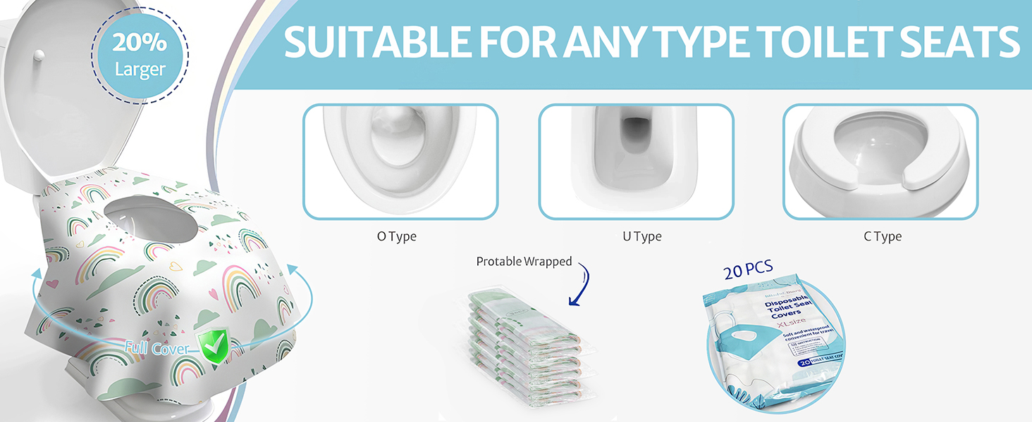travel toilet seat covers