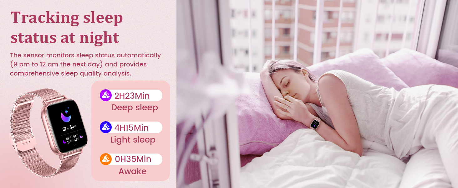 This fitness tracker watch can also automatically measure your sleep