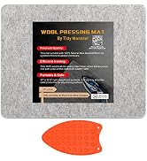 17''x13.5'' Wool Pressing Mat for Quilting, 100% Wool from New Zealand, Portable Felted Wool Iron...