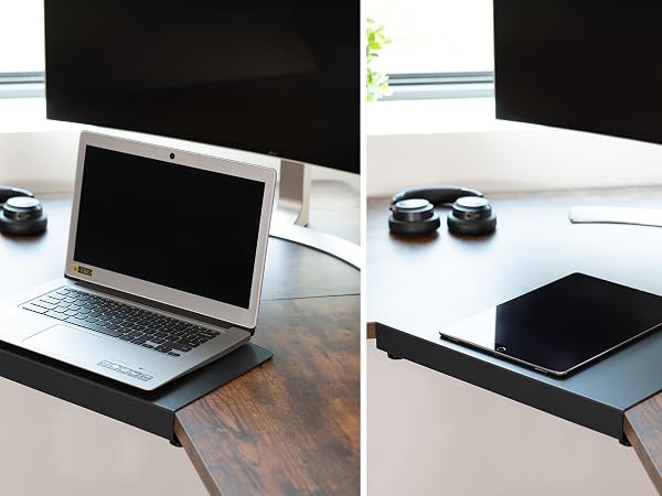Three corner desk setups