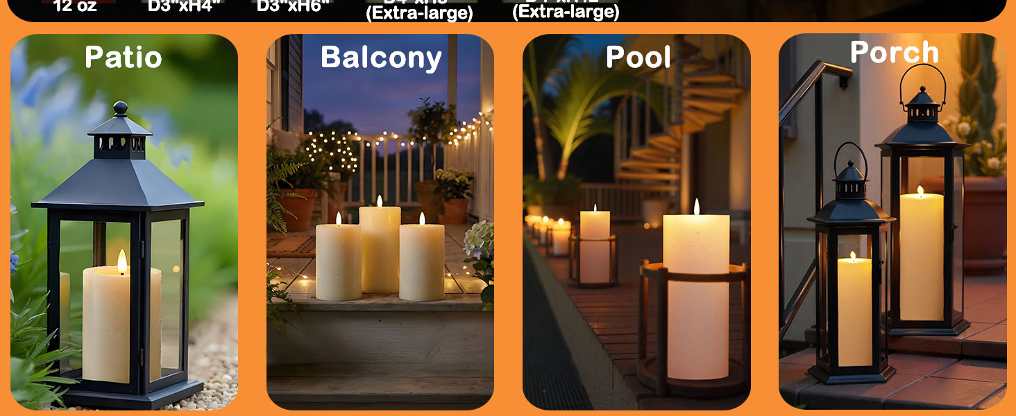 flameless candles with remote