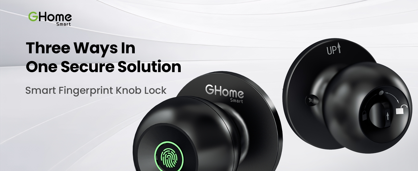 smart fingerprint door knob