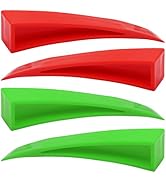 Aienxn 4PCS (Red & Green) Window Curved Dent Repair Tools Plastic Paintless Dent Removal Tool for...