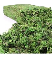 YGbridge Artificial Moss, 17.6 OZ Green Moss for Decorating, Faux Moss for Crafts, Decorative Mos...