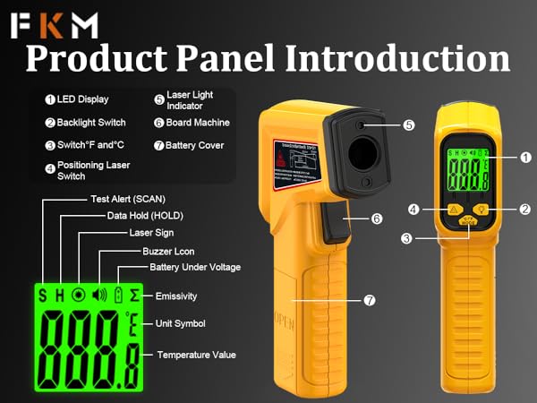 infrared thermometer gun