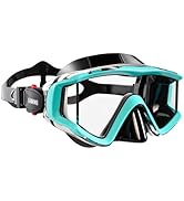 Aegend Diving Mask for Adult & Teen - Panoramic Anti-Fog Comfort Fit Goggles with Mesh Bag for Sn...