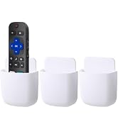 noonebutyou 3 Pcs Remote Control Holder Wall Mount Self Adhesive Remote Case Hole-Free Storage Or...