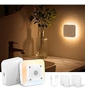 wowatt Rechargeable Night Light, 3CCT LED Backlit Night Lights with Motion Sensor, Adjustable Bri...