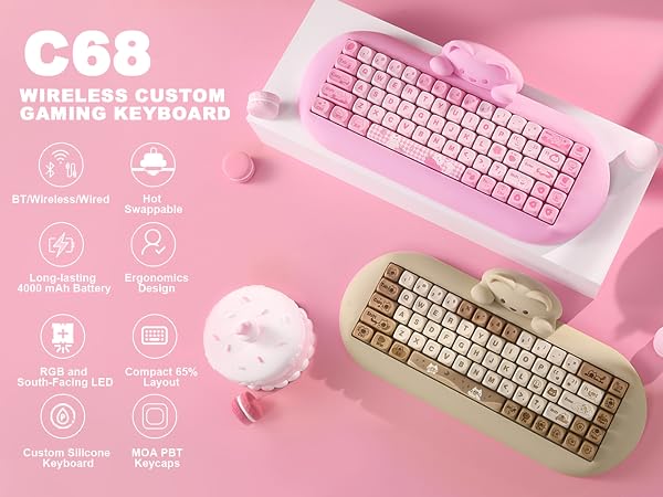 the pink mouse pad is a great way to use a mouse pad.