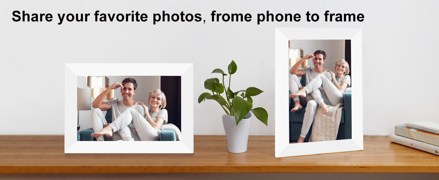 Frameo 10.1 inch Smart WiFi Digital Photo Frame