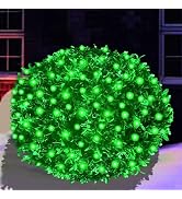 HISHINY St Patricks Day Decorations Net Lights Outdoor Christmas Decorations Lights 5ftx5ft 100LE...