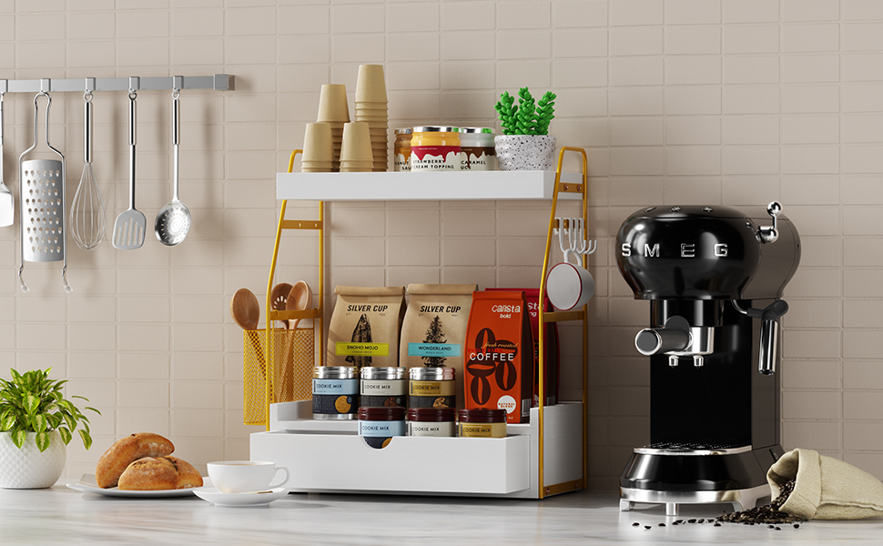 coffee bar organizer