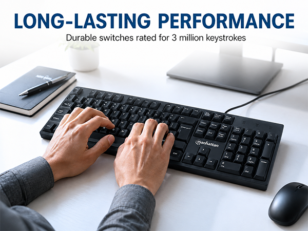 keyboard long cord keyboard raised keys basic keyboard usb keyboard black usb keyboard long cord