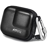 FiTSTILL Black PU Mini Carrying Case for Go Pro Hero 13 Black,Hard Shell Travel Storage Case for ...