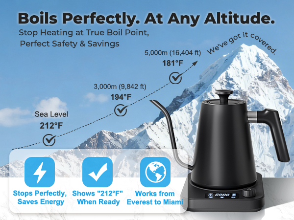 gooseneck kettle smart altitude