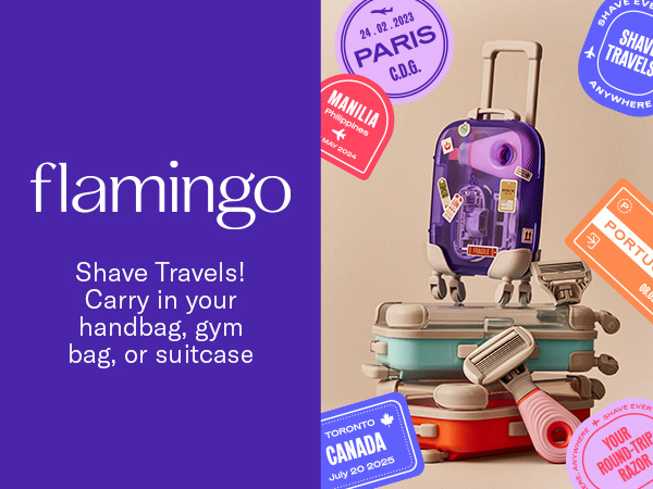 Flamingo Mini Travel Razor, Flamingo Travel Razor