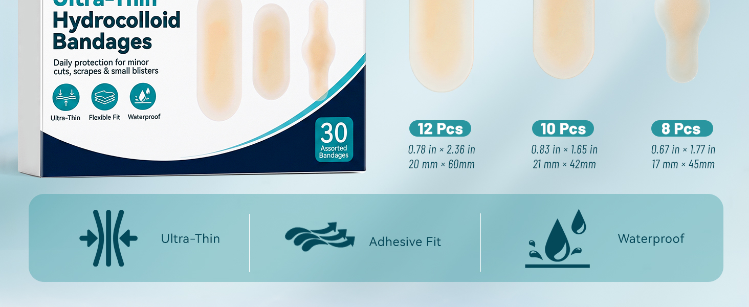 advanced healing hydrocolloid bandages