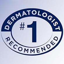 Rounded logo featuring text: #1 Dermatologist Recommended.
