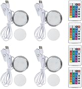 Remote Control RGB LED Lamp Kit for Bambu Lab 3D Printer Accessories-3D Printer DIY Multicolor Li...