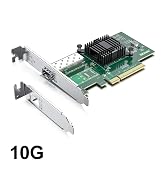 10Gb PCI-E NIC Network Card, Single SFP+ Port, with Intel 82599EN Controller, Ethernet LAN Adapte...