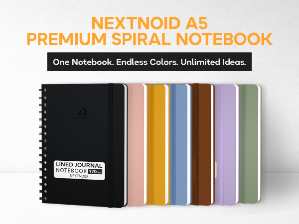 Spiral Lined Notebook, Spiral lined journal