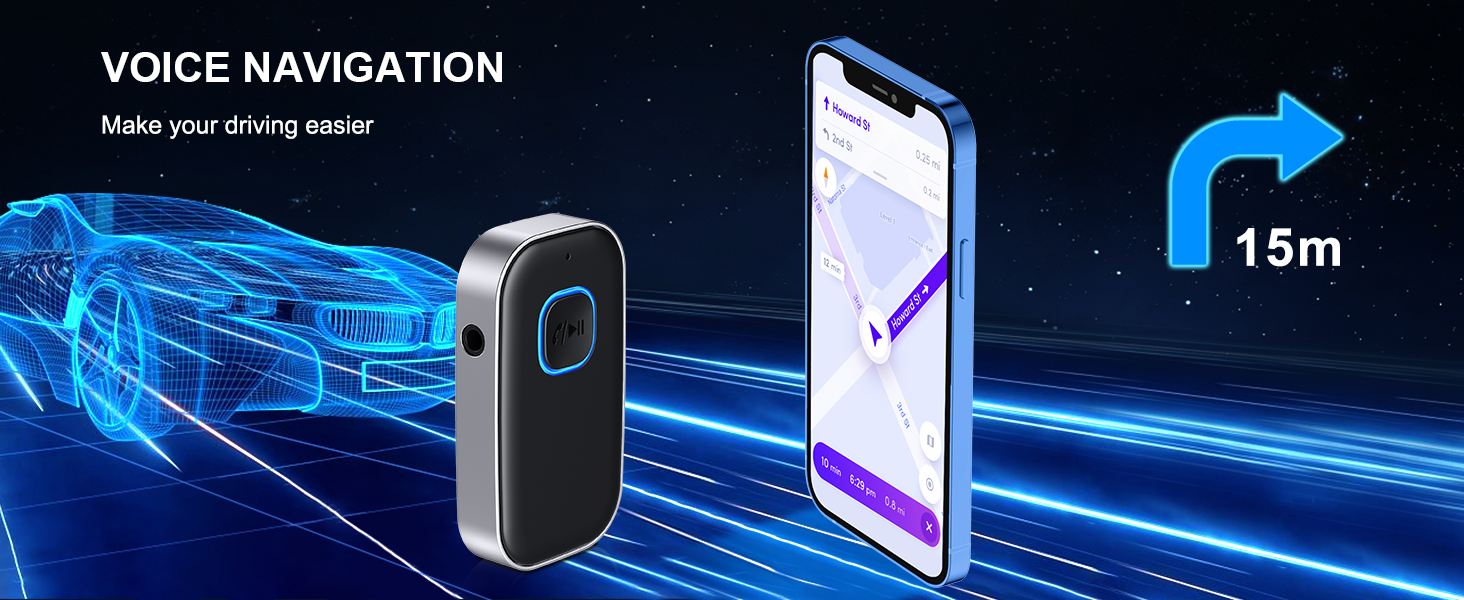 VOICE NAVIGATION - Make your driving easier