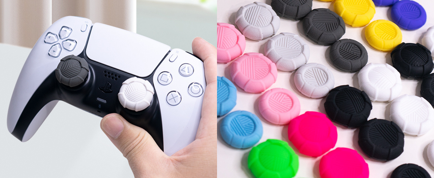 PS5 PS4 Xbox One Switch Pro Controller Steam Deck 3 Style Height Thumb Grips Cap