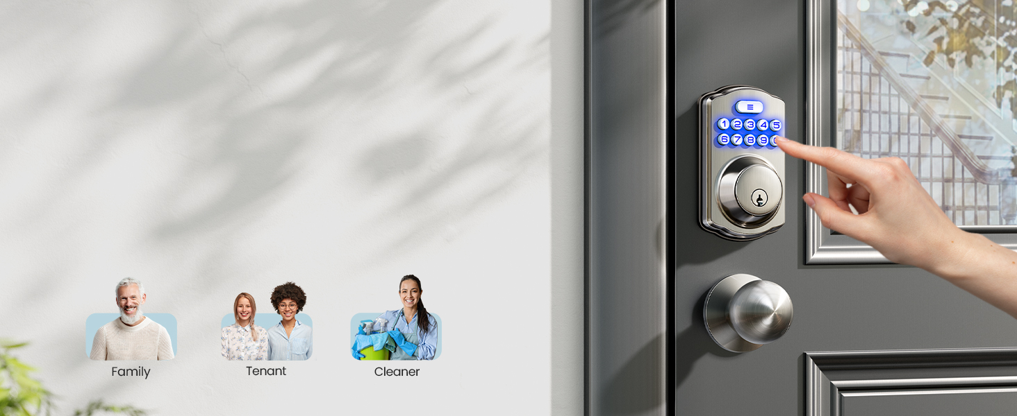 keyless entry door lock