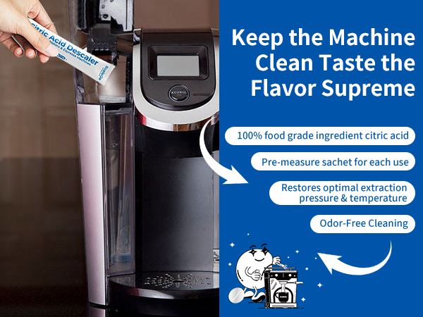 Scalego coffee machine descaler, keep the machine clean, taste the flavor supreme
