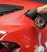 Red ceramic spray wax specifically for red cars
