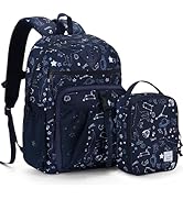 VASCHY Kids Backpack Lunch Bag Set, 2-1 School Bookbag Insulated Lunch Box for Toddlers,Preschool...