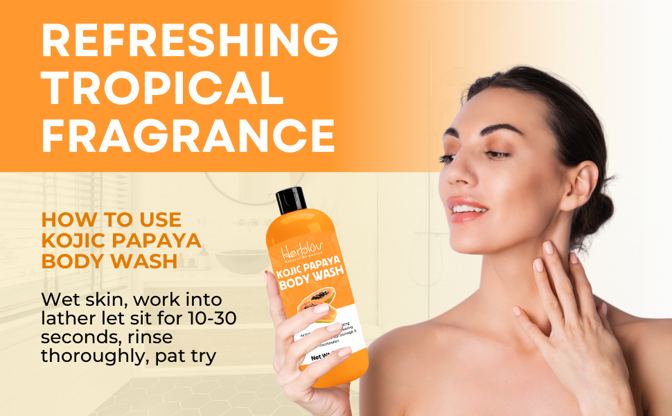 brightening carrot acid body papaya ácido kójico jabón cara gel de baño limpiador