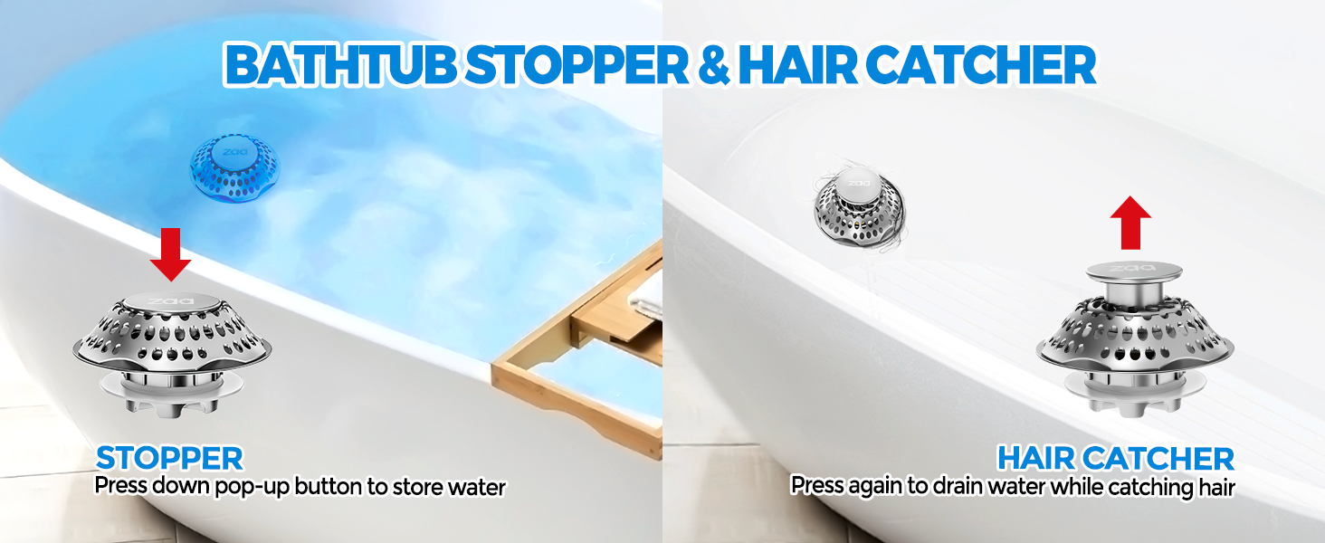 bathtub drain stopper tub stopper bathtub drain bathtub drain plug drain hair catcher