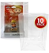 EVORETRO Action Figure Display Case Protector for Large Single Standard Amiibo Like Splatoon, Zel...